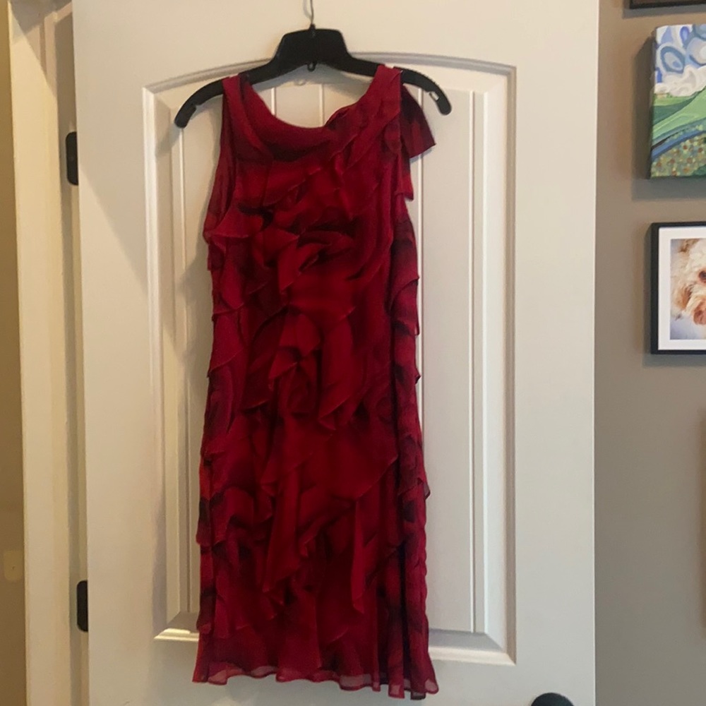 Red dress White House Black Market